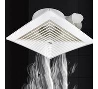 El ventilador de escape para cocinas o baños funciona silenciosamente con eficiencia de 70 CFM (6 pulgadas)