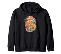 El Verano es Donde mi Alma Respira Amantes del Surf Tropical Beach Sudadera con Capucha
