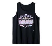 El Verano Que convertí en Delulu Funny Gen Z Slang Humor Camiseta sin Mangas