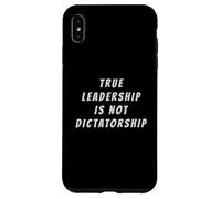 El Verdadero liderazgo no es Resistencia a la dictadura contra Trump Carcasa para iPhone XS MAX