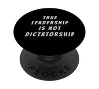 El Verdadero liderazgo no es Resistencia a la dictadura contra Trump PopSockets PopGrip Adhesivo