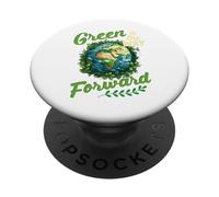 El Verde es el Camino a Seguir el Mes de la Tierra PopSockets PopGrip Adhesivo