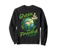 El Verde es el Camino a Seguir el Mes de la Tierra Sudadera