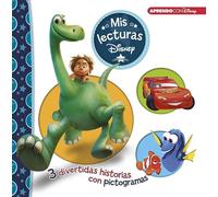 El viaje de Arlo | Cars | Buscando a Dory (Mis lecturas Disney): 3 divertidas historias con pictogramas (Aprendo con Disney)