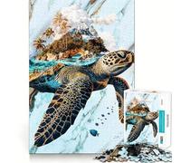 El Viajero Eterno del Océano, Rompecabezas de 1000 Piezas para Adultos, Juguete para desafiar la Mente, Juego de Interior, Pieza de Arte de Corte preciso (38x52cm)