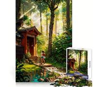 El Viajero Perdido Rompecabezas para Adultos 1000 Piezas Juguete Desafío Mental Calma Mente Obra de Arte de Corte Claro Pieza de Colección 38x52cm