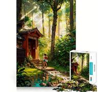 El Viajero Perdido Rompecabezas para Adultos 1000 Piezas Juguete Desafío Mental Calma Mente Obra de Arte de Corte Claro Pieza de Colección 38x52cm