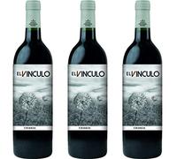 El Vinculo Crianza Vino Tinto Crianza - 3 botellas x 750ml - total: 2250 ml