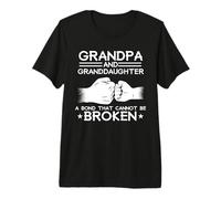 El vínculo del Abuelo y la Nieta no se Puede Romper Fist Bump Meme Camiseta Premium
