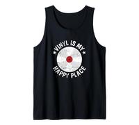 El Vinilo es mi Lugar Feliz Camiseta sin Mangas