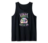El vinilo me mantiene cuerdo Camiseta sin Mangas
