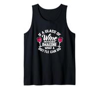 El Vino es Bueno para ti Camiseta sin Mangas