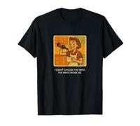 El vino me eligió - Retro 1950s Funny Housewife Meme Camiseta