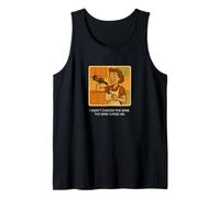 El vino me eligió - Retro 1950s Funny Housewife Meme Camiseta sin Mangas
