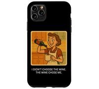 El vino me eligió - Retro 1950s Funny Housewife Meme Carcasa para iPhone 11 Pro Max