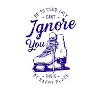 El vintage americano es tan bueno que no pueden ignorarte, este es mi lugar feliz. Calcomanías de pared de vinilo 36x54.4cm Vinilos para ventanas Azul oscuro