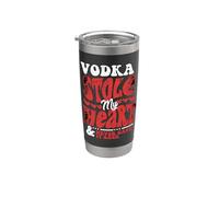 El vodka robó mi corazón nunca lo devolvió Vaso térmico de acero inoxidable de doble pared