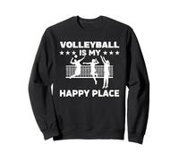 El Voleibol es mi Lugar Feliz Sudadera