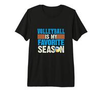 El Voleibol es mi Temporada Favorita Diseño Deportes Divertidos Camiseta Premium