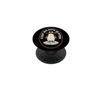 El Vuelo Nunca fue una opción Pingüino Divertido con Bate de béisbol PopSockets PopGrip Adhesivo