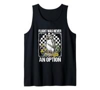 El Vuelo Nunca fue una opción Pingüino sosteniendo un Cuchillo Meme Camiseta sin Mangas
