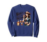 El whisky mata el aburrimiento del vaquero Sudadera