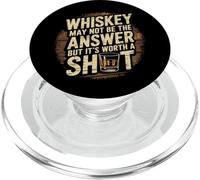 El Whisky Puede no ser la Respuesta, Pero Vale la pena Beber un Trago PopSockets PopGrip para MagSafe
