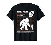 El Yeti Abominable Snowan Tabla de Tallas Cryptid Camiseta