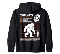 El Yeti Abominable Snowan Tabla de Tallas Cryptid Sudadera con Capucha