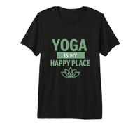 El Yoga es mi Lugar Feliz, Regalo de atención Plena para yoguis, Mujeres y Hombres Camiseta Premium