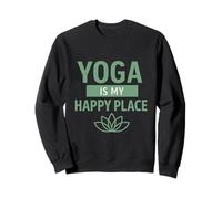 El Yoga es mi Lugar Feliz, Regalo de atención Plena para yoguis, Mujeres y Hombres Sudadera