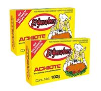El Yucateco Achiote en Pasta Condimentada - 100 g | Sazonador Tradicional Mexicano para Carnes, Tacos y Guisos - Pack Laborawi (2 x 100g)