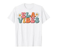 Ela Vibes Profesor de Inglés Estudiante Primer Día De Camiseta