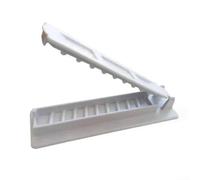 Elabora los mejores kebab con nuestra máquina para hacer kebabs con una herramienta de prensa manual de 13 pulgadas de largo para cocinar en casa (blanco)