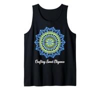 Elaboración de Dulce Elegancia diseño de Mandala Camiseta sin Mangas