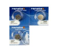 Elaborado en Suiza de batería Watch Renata, Renata 397 o SR726SW o AG2 1.5V rápida nave (3 x 397 or SR 726 SW)