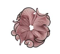 Elaborate - Coletero de encaje para mujer, anillos de encaje fruncido, coletero de gran tamaño, suave