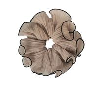 Elaborate - Coletero de encaje para mujer, anillos de encaje fruncido, coletero de gran tamaño, suave