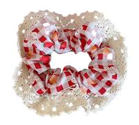 Elaborate - Coletero de encaje para mujer, coleteros de caballo, coleteros a cuadros, accesorios para el pelo