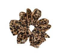 Elaborate - Lazo para el pelo con diseño de leopardo para mujer, anillos elegantes, fruncidos, accesorios para mujer