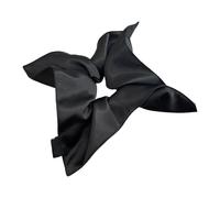 Elaborate - Lazo para el pelo de seda para mujer, anillos elegantes fruncidos como coleteros de gran tamaño, bufanda cuadrada para el pelo