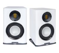 Elac Carina BS 243.4 blanc satin (lote de 2) - Enceinte bibliothèque, 2, 100 W, Bass-reflex, 6 ohm