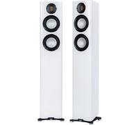 Elac Carina FS 247.4 blanco satinado (lote de 2) - Altavoz de torre, 120 W, Bass-reflex, 6 ohm