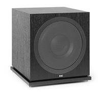 ELAC Debut Subwoofer Sub 3030 - Altavoz Activo para reproducción de música estéreo con Graves Profundos Gracias a su Potente Amplificador, Incluye Control por aplicación, 1000 W, decoración en Negro