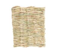 Eladcncmc Alfombrilla de césped tejida para cama de animales pequeños, juguete para masticar, juguete para cobayas, loros y hámsteres