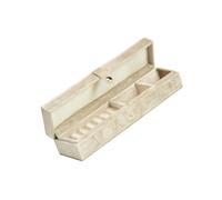 Eladcncmc Caja de almacenamiento de joyas con compartimentos, organizador multifuncional para aretes, pulseras, collares, elegante soporte de joyería
