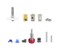 Eladcncmc Doble Gear 3D Impresora Parte Para 0 1/2 4 Corto Doble Extrusora para Bowden Impresora 3D