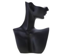 Eladcncmc Elegante expositor de joyas con forma de maniquí para pendientes y anillos, soporte para joyas para mujer