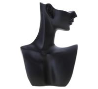 Eladcncmc Elegante expositor de joyas con forma de maniquí para pendientes y anillos, soporte para joyas para mujer