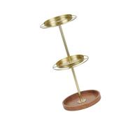 Eladcncmc Elegante soporte giratorio para gafas, organizador compacto para gafas para el hogar, dormitorio o mostrador de tienda